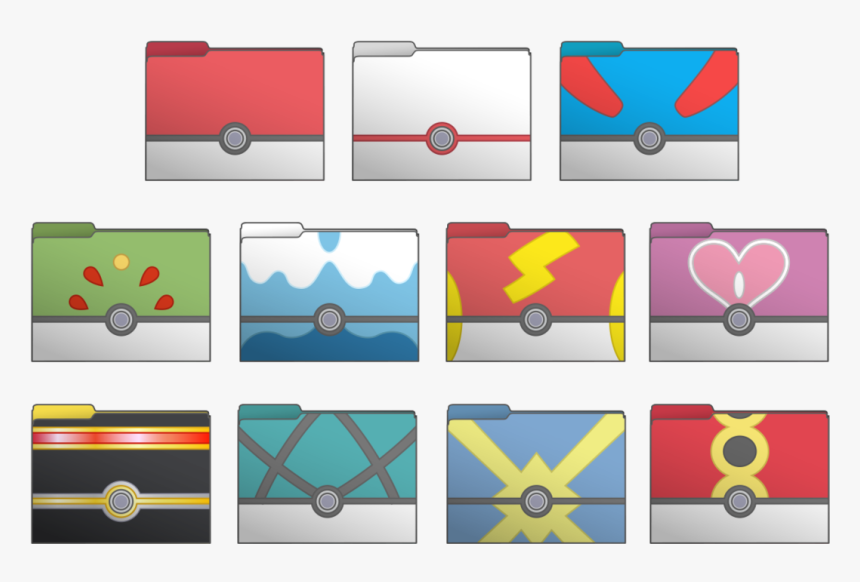 Direct Imgur Link For Mobile Users - Pokemon Folder Icon, HD Png Download, Free Download