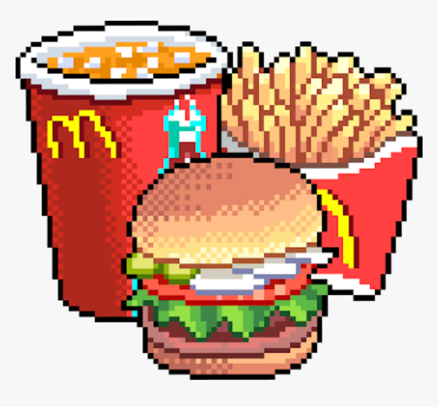 Pixel Art Portable Network Graphics Food - Fast Food Pixel Art, HD Png Download, Free Download