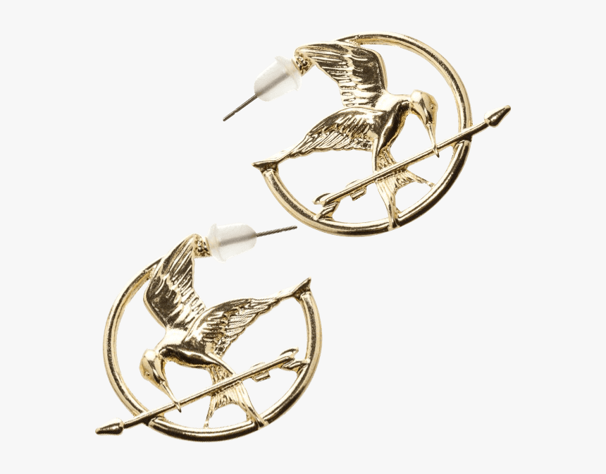 Hunger Games Mockingjay Earrings - Emblem, HD Png Download, Free Download