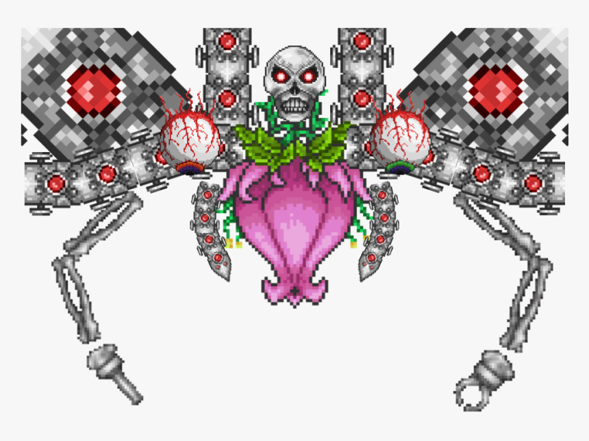 Transparent Flowey Png - Terraria Boss Fan Art, Png Download, Free Download