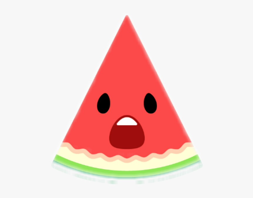 Fruit Food Cute Emoji Emoticon Shock Shocked - Cute Emoji Food, HD Png Download, Free Download