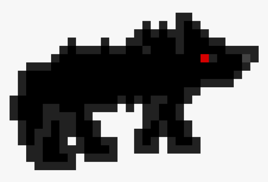 Terraria Black Wolf - Bob Omb Pixel Art, HD Png Download, Free Download
