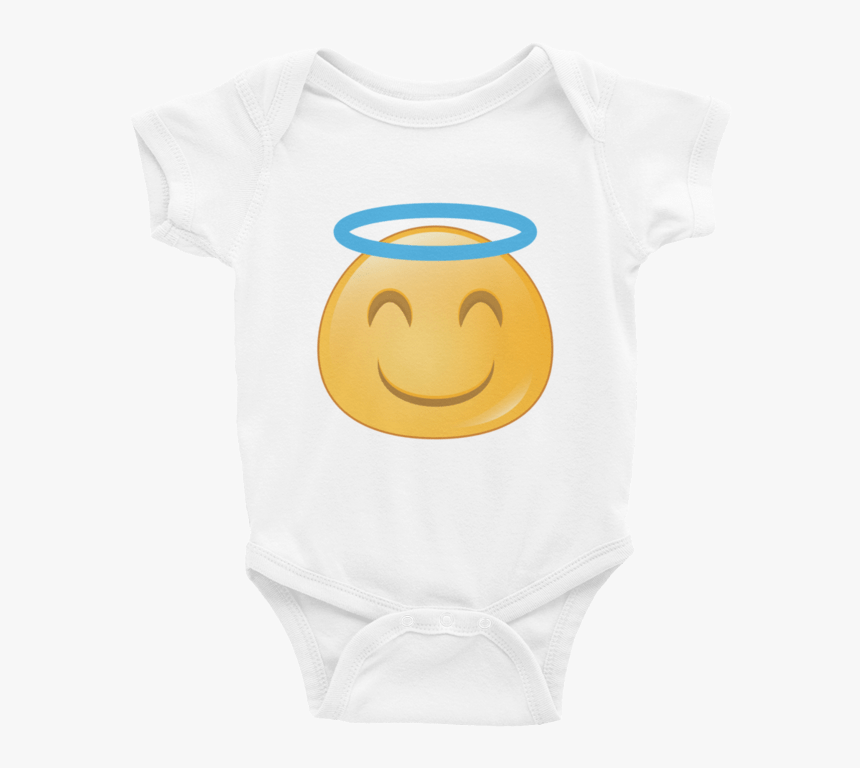 Expressive Angel Emoji Baby Onesie My Wear Clothes, HD Png Download, Free Download