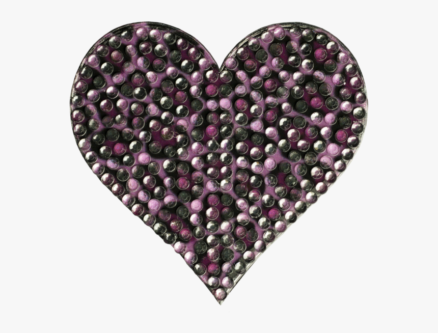 Rhinestone Pink Leopard Heart 2in Stickerbeans - Heart, HD Png Download, Free Download