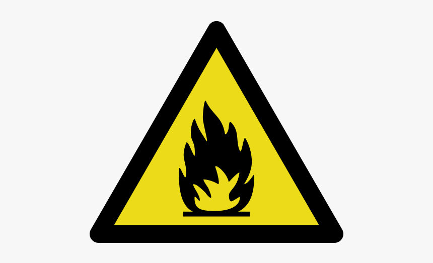 Fire Warning - Fire Hazard Sign .png, Transparent Png, Free Download