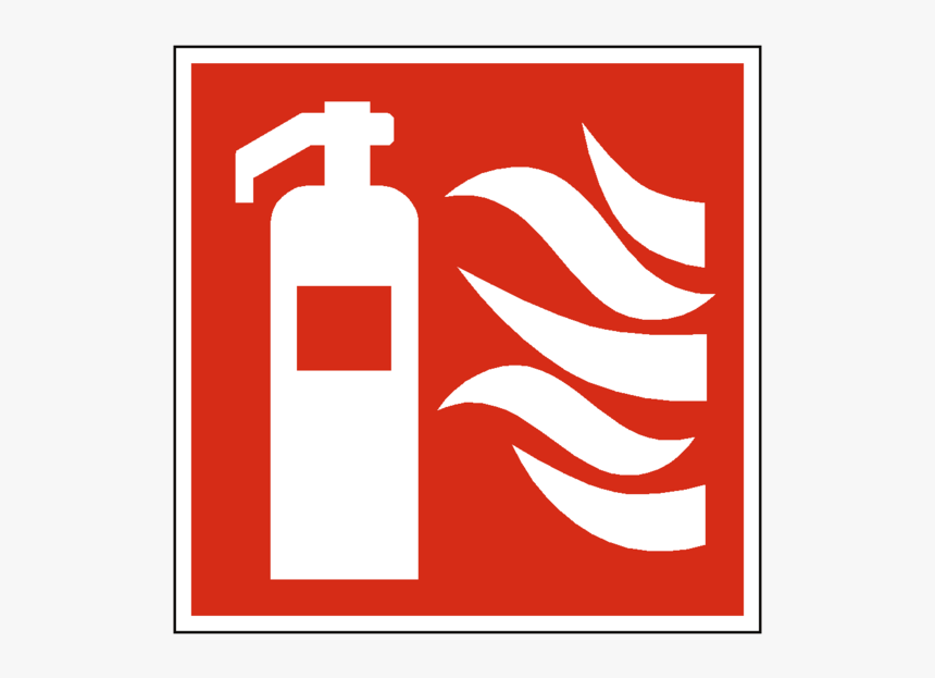 Standard Fire Symbol Label - Standard Fire Extinguisher Sign, HD Png Download, Free Download