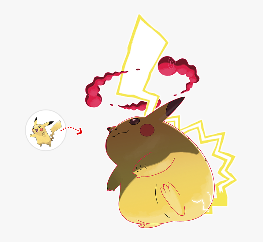 fat pikachu v max