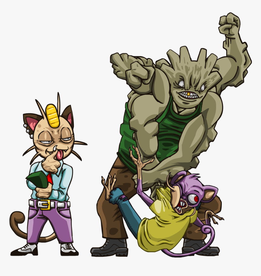 Meowth The Loan Shark - Cartoon, HD Png Download, Free Download