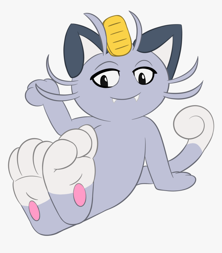 Alolan Meowths Paws - Alolan Meowth Feet, HD Png Download, Free Download