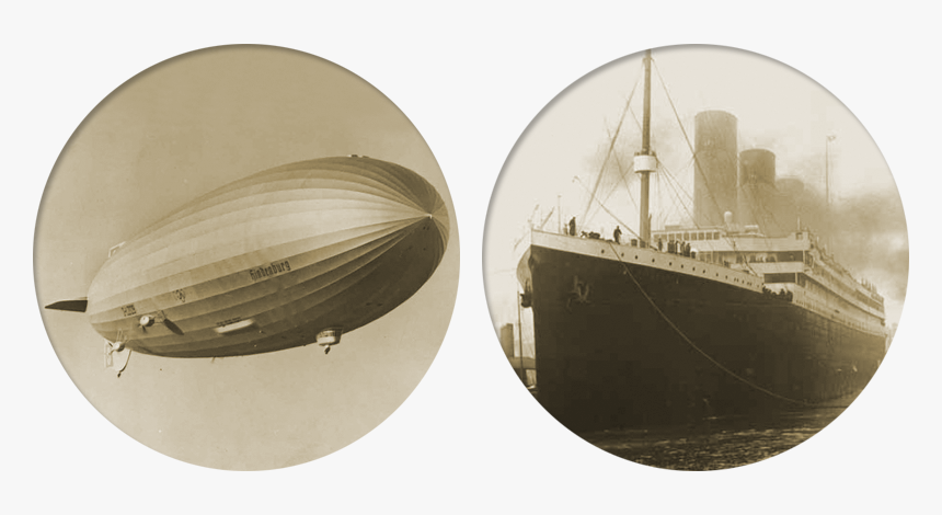 Hindenburg And Titanic, HD Png Download, Free Download