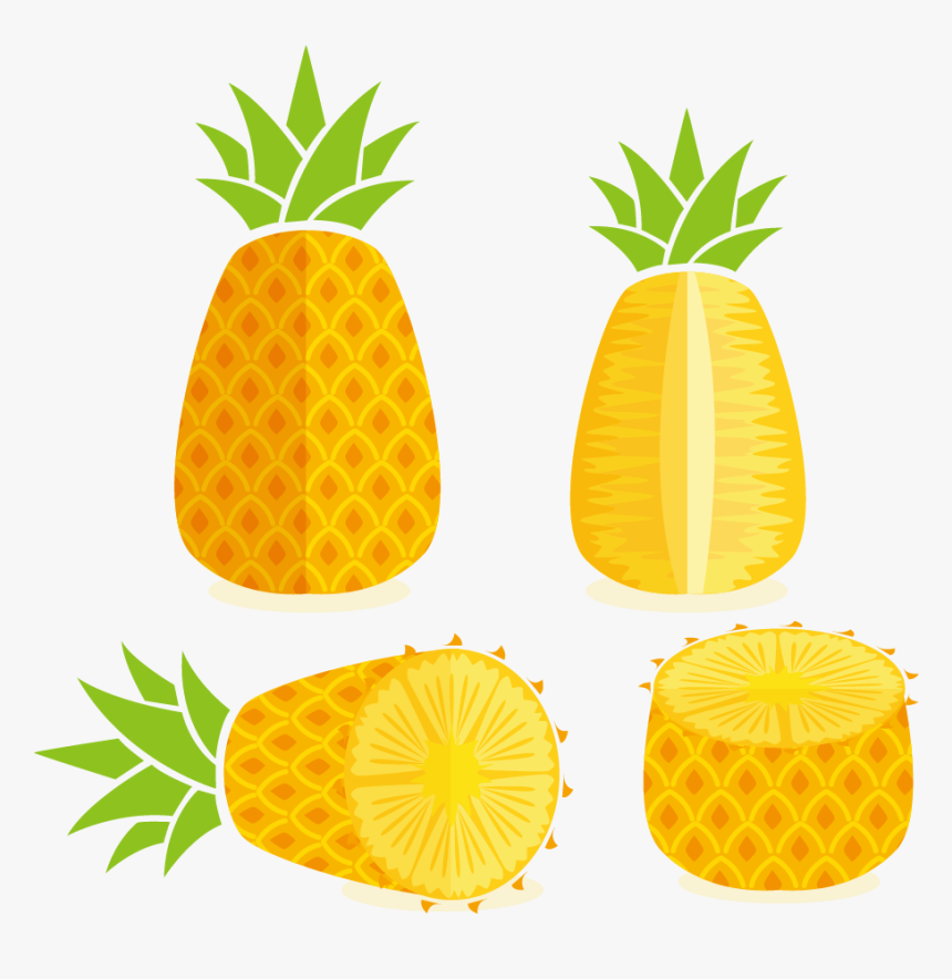 Pineapple Juice Tropical Fruit Clip Art - Frutas Tropicales Animadas Png, Transparent Png, Free Download
