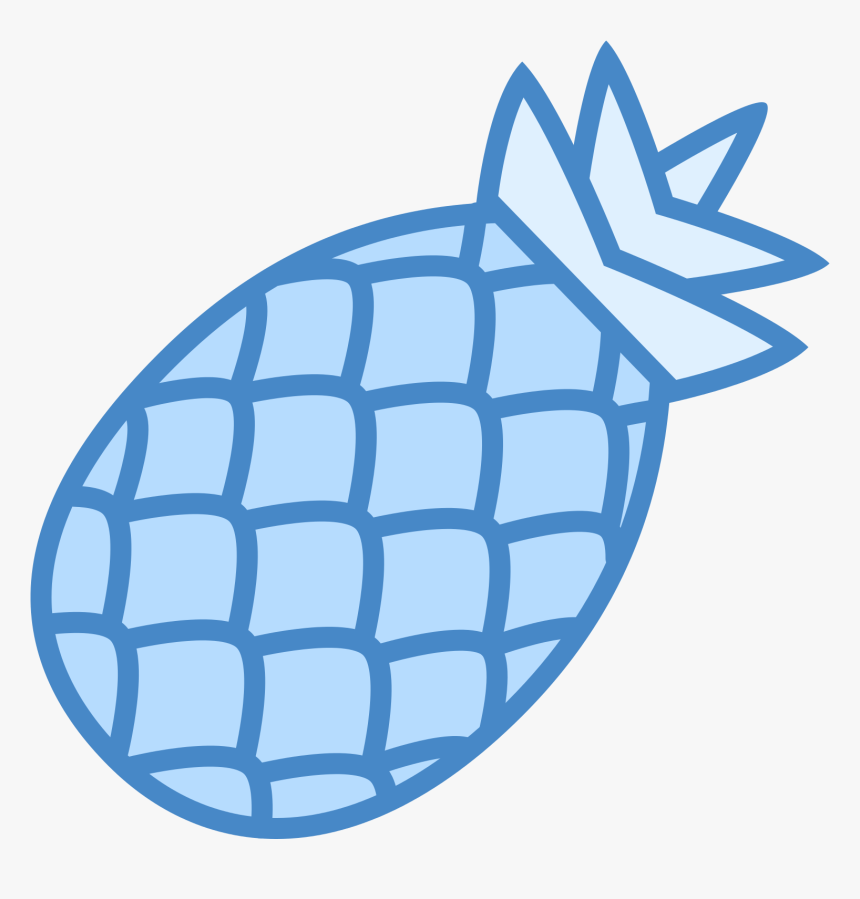 Pineapple Clipart Blue, HD Png Download, Free Download