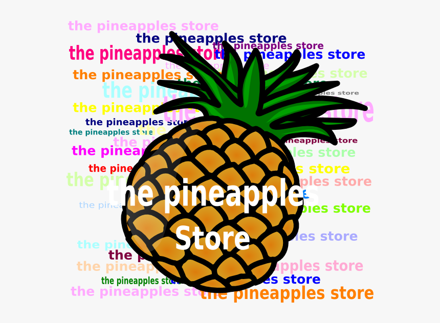 Transparent Pineapple Silhouette Png - Clip Art Of Pineapple, Png Download, Free Download