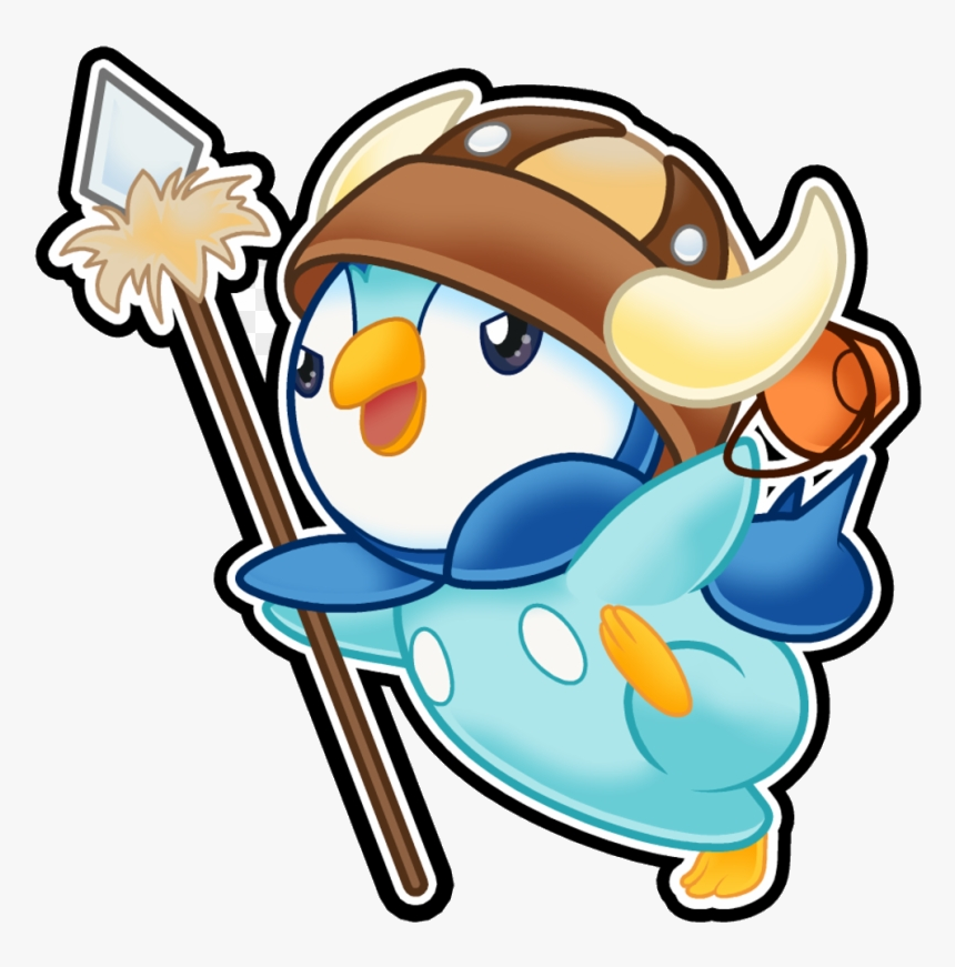 Gyarados Pokemon Piplup Viking Costume Halloween Transparent - Viking Piplup, HD Png Download, Free Download
