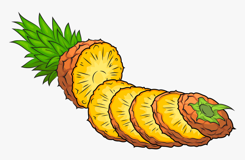 Pine Apple Cut Section, HD Png Download, Free Download