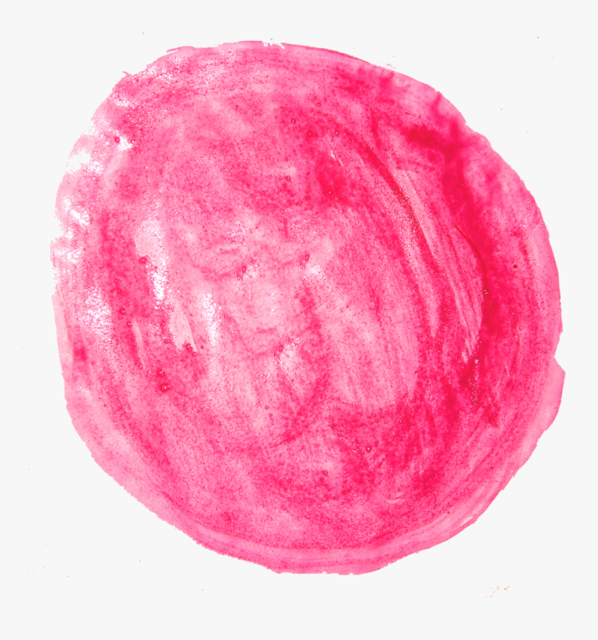 Pink Watercolor Png - Pink Watercolor Circle Png, Transparent Png, Free Download