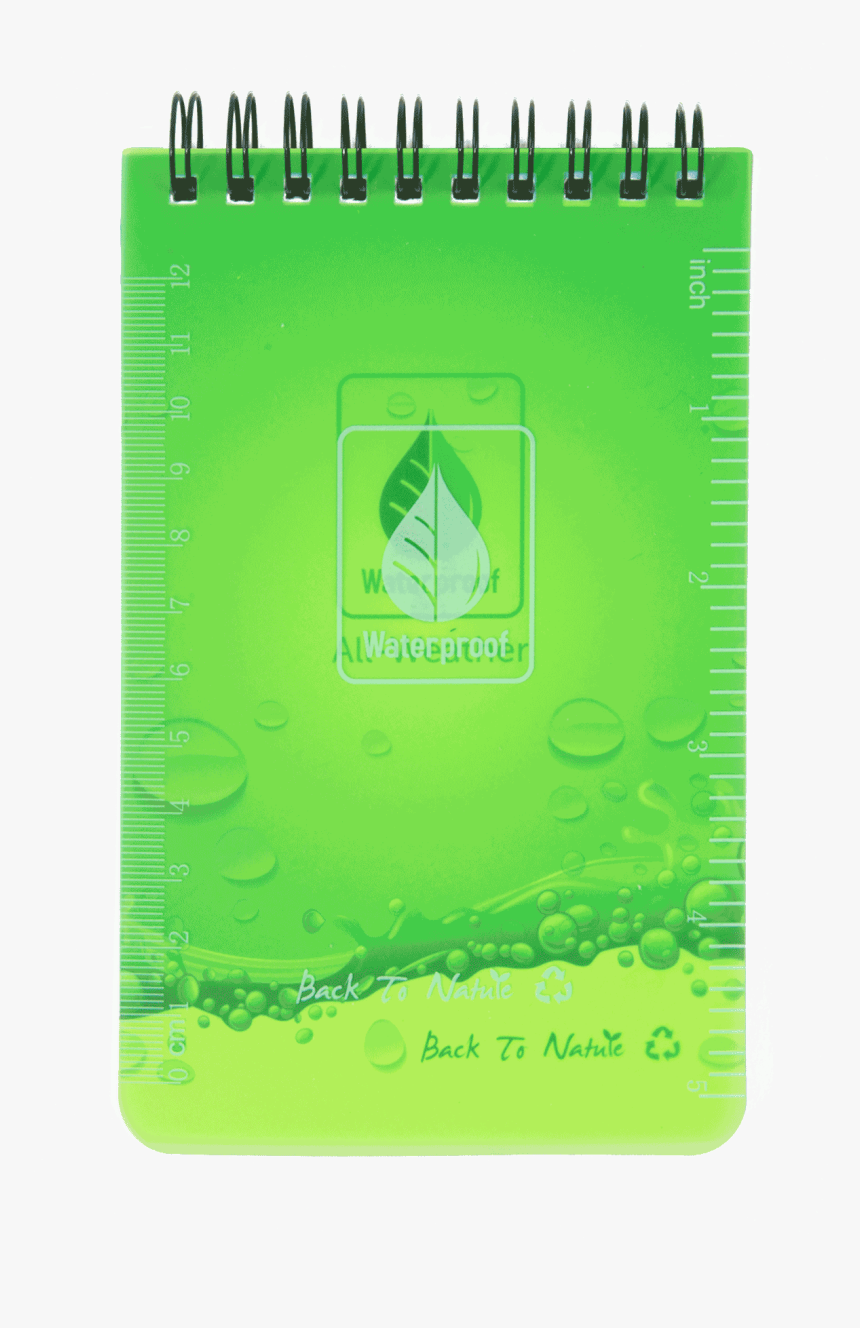 Pocket Size Eco Stone Waterproof Spiral Notebook Blank - Graphic Design, HD Png Download, Free Download