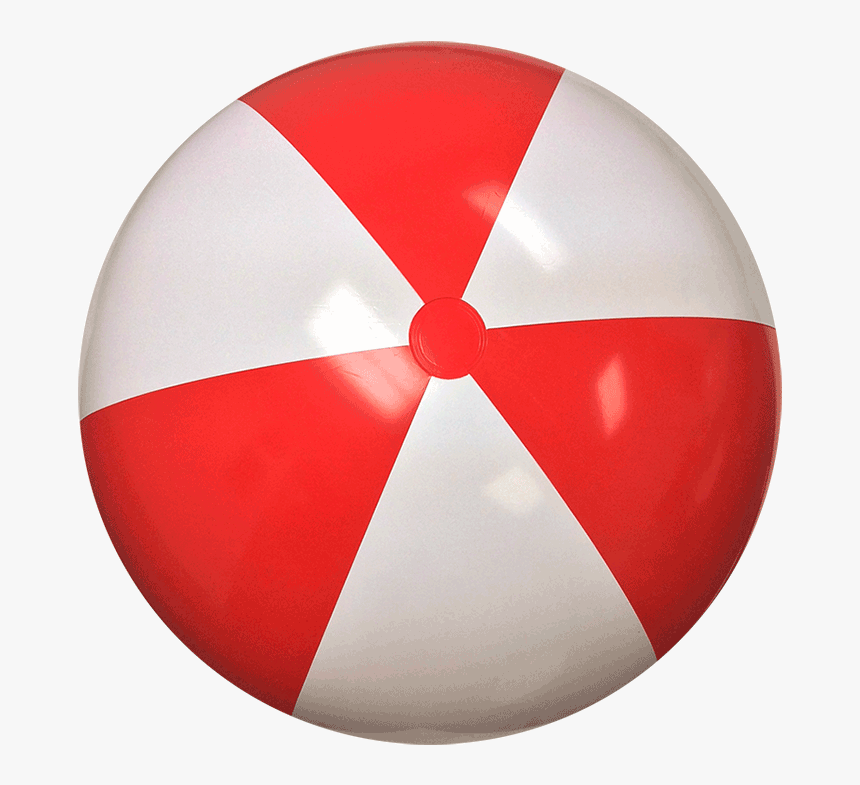 Clipart Red And White Beach Ball, HD Png Download, Free Download