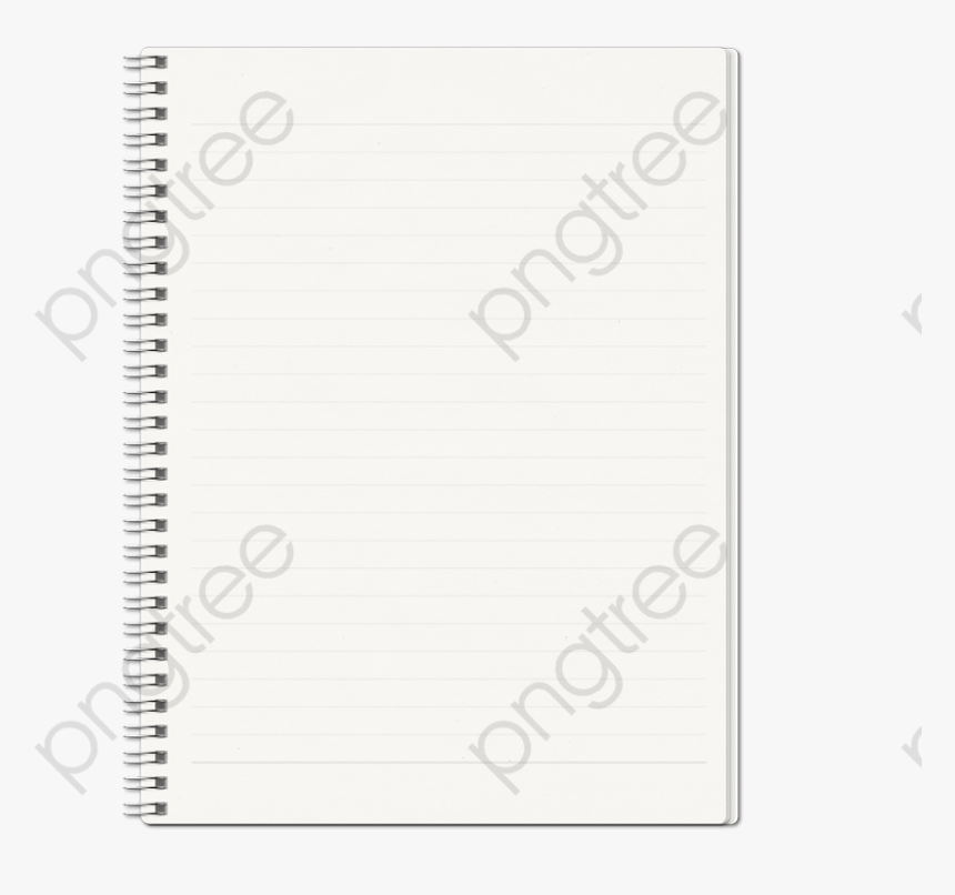 Blank Spiral Coil Png - Sketch Pad, Transparent Png, Free Download