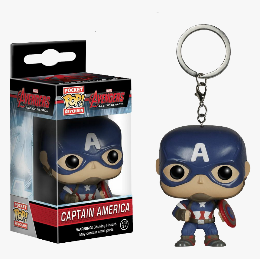 Captain America Funko Pop Keychain, HD Png Download, Free Download