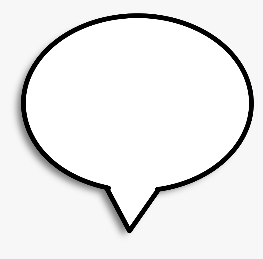 Speech Bubble Black Background, HD Png Download, Free Download
