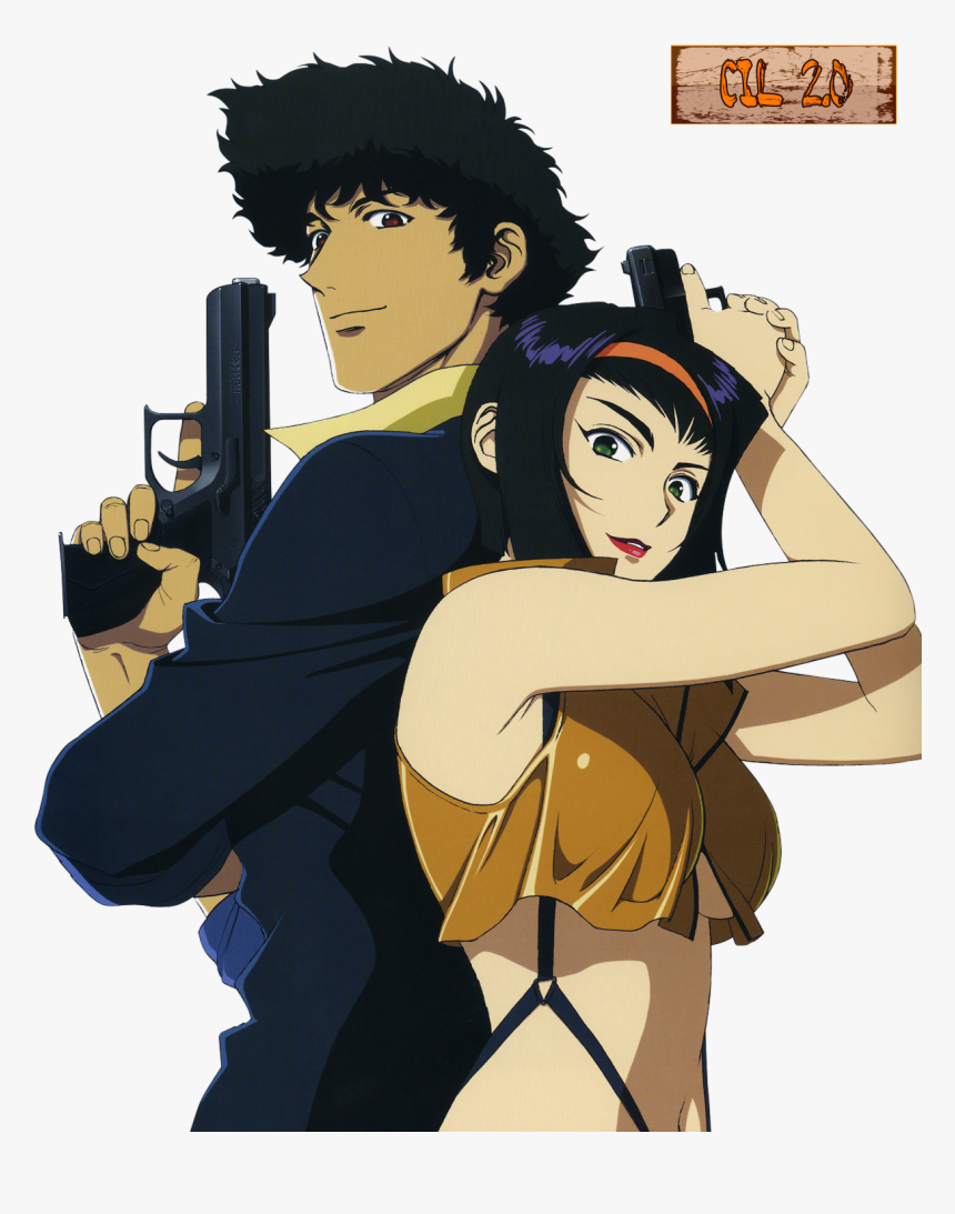 Cowboy Bebop - Cowboy Bebop Spike And Faye, HD Png Download, Free Download