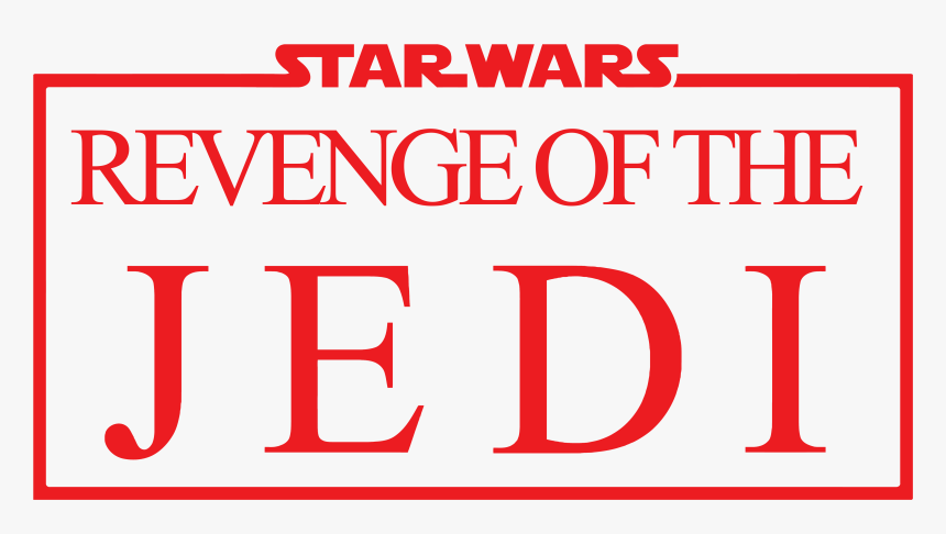 Revenge Of The Jedi Logo , Png Download - Star Wars Revenge Of The Jedi Logo, Transparent Png, Free Download