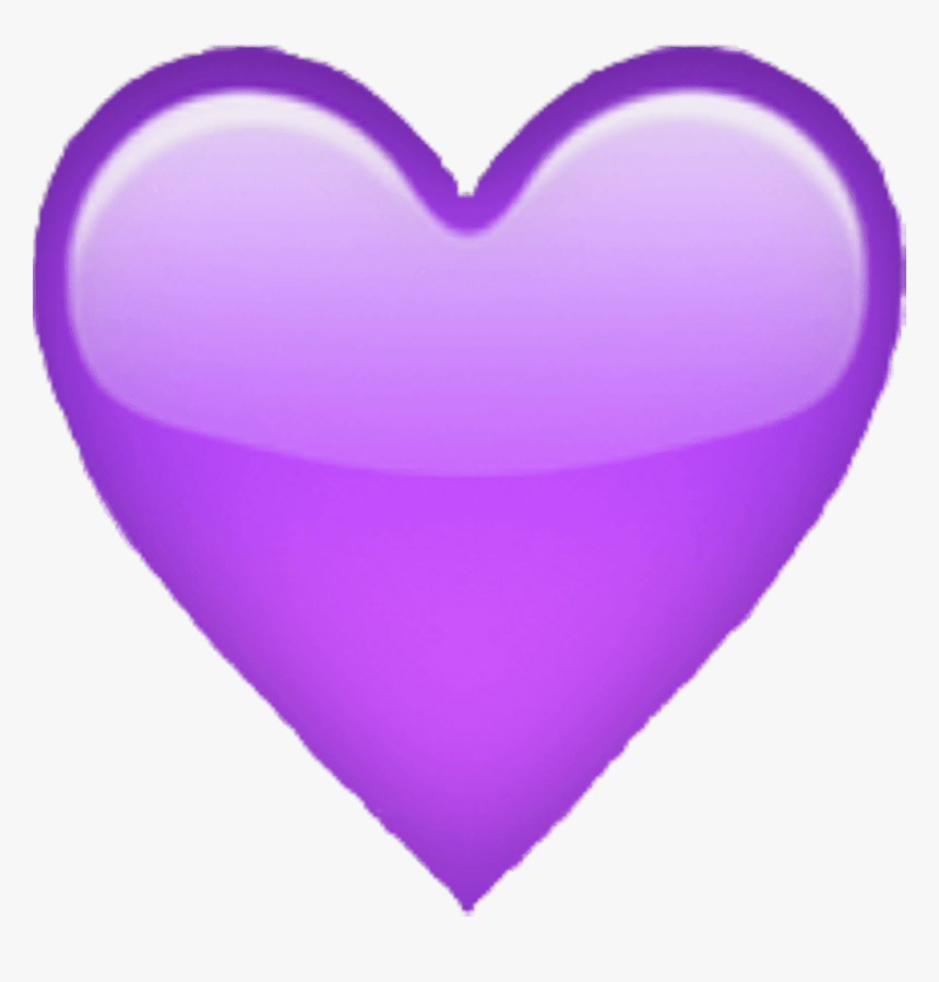Purple Heart Emoji Transparent, HD Png Download, Free Download