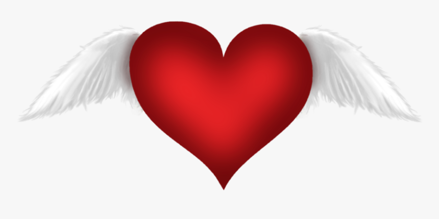 Heart Png Images With Transparent Background - Red Heart With Wings, Png Download, Free Download