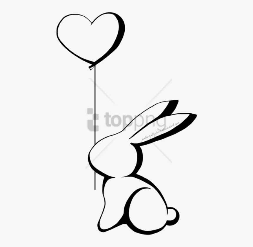 Free Png Tattoo Heart Png Image With Transparent Background - Bunny In Love Tattoo, Png Download, Free Download