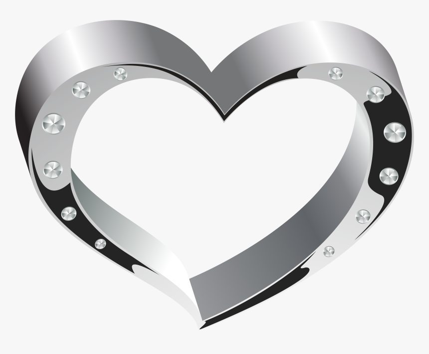 Heart, Png Silver, Transparent Png, Free Download