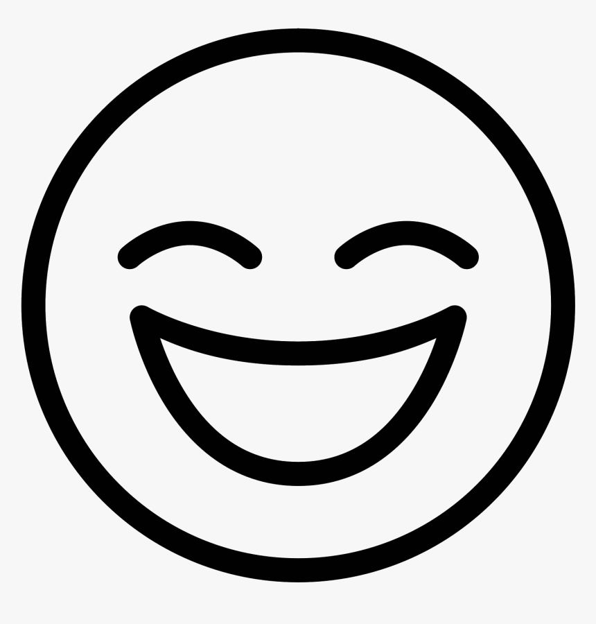 Lol Smiley Black And White , Png Download - Sad Face, Transparent Png, Free Download