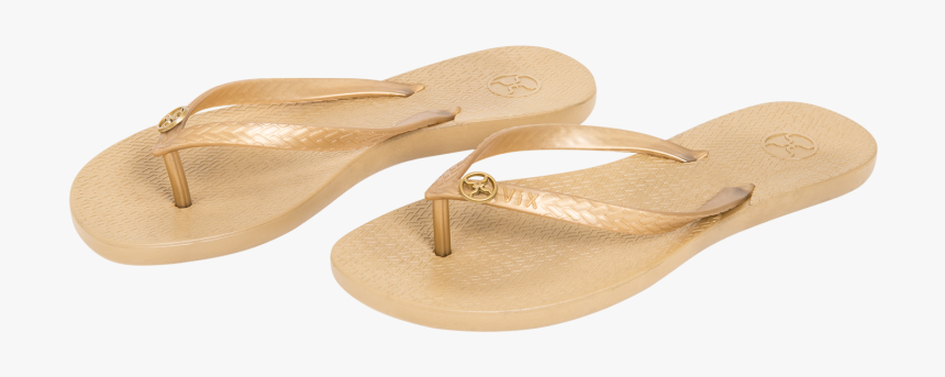 Gold Flip Flop - Flip-flops, HD Png Download, Free Download