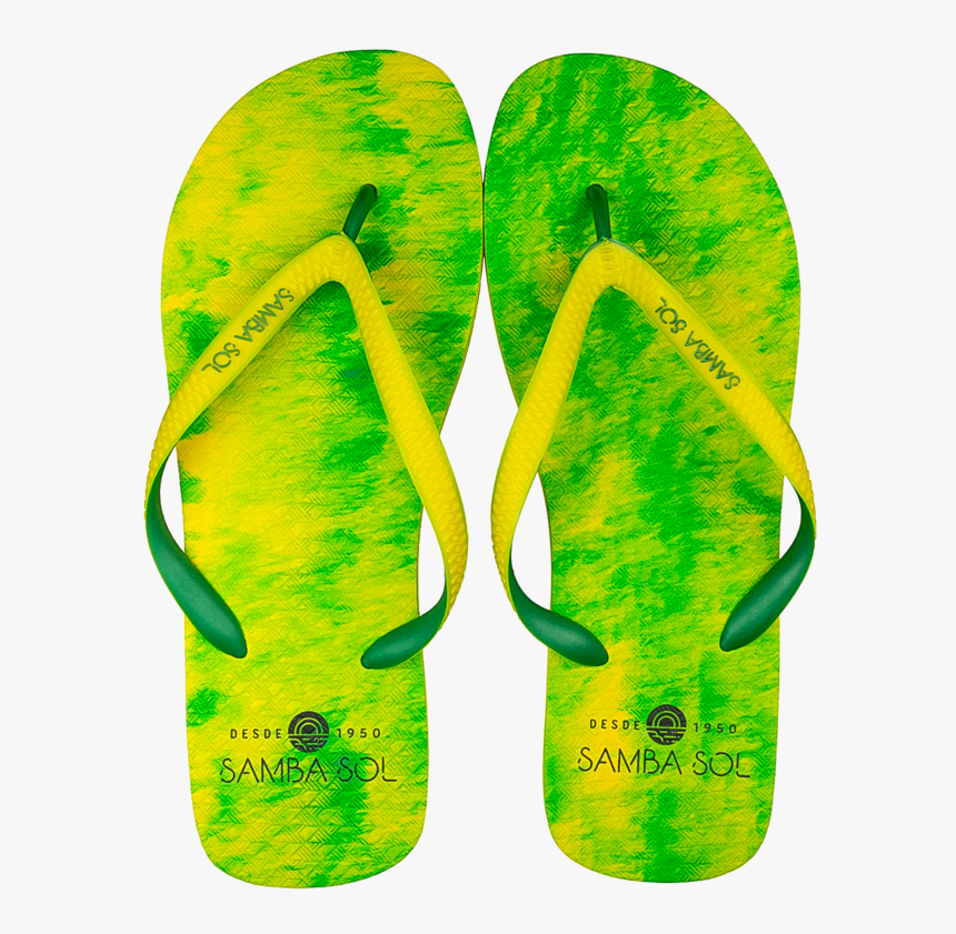 lime green flip flops