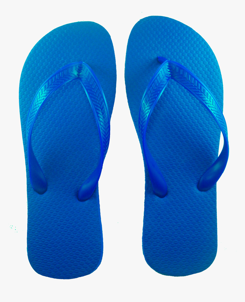 Royal Blue Flip-flop - Blue Flip Flops, HD Png Download, Free Download