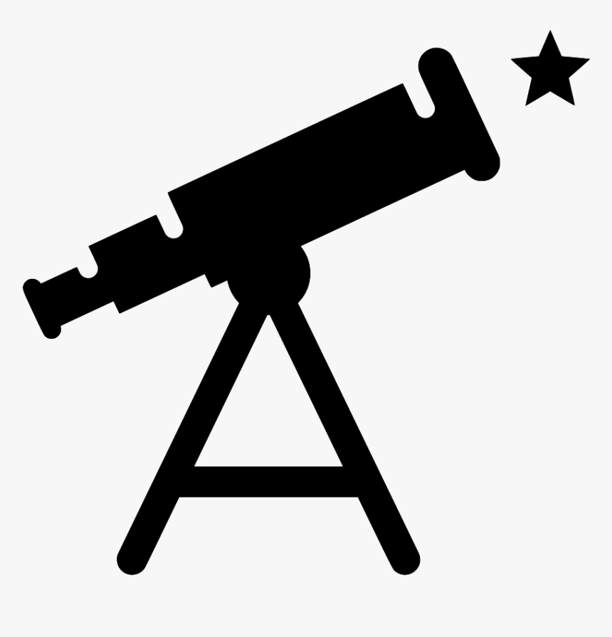 Transparent Telescope Clipart Black And White - White Telescope Png, Png Download, Free Download