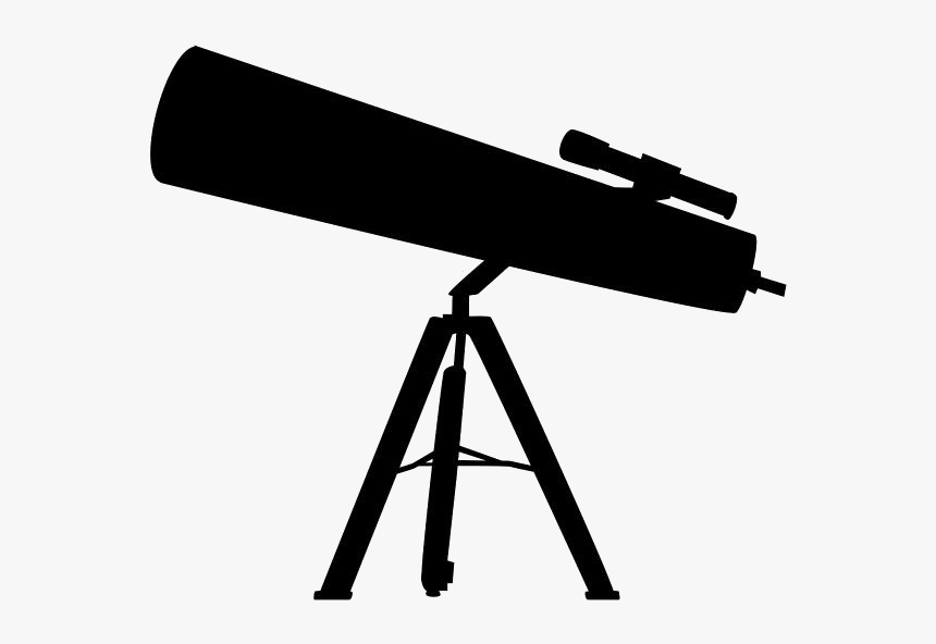 Transparent Astronomical Telescope Silhouette Png - Transparent Background Telescope Clipart, Png Download, Free Download