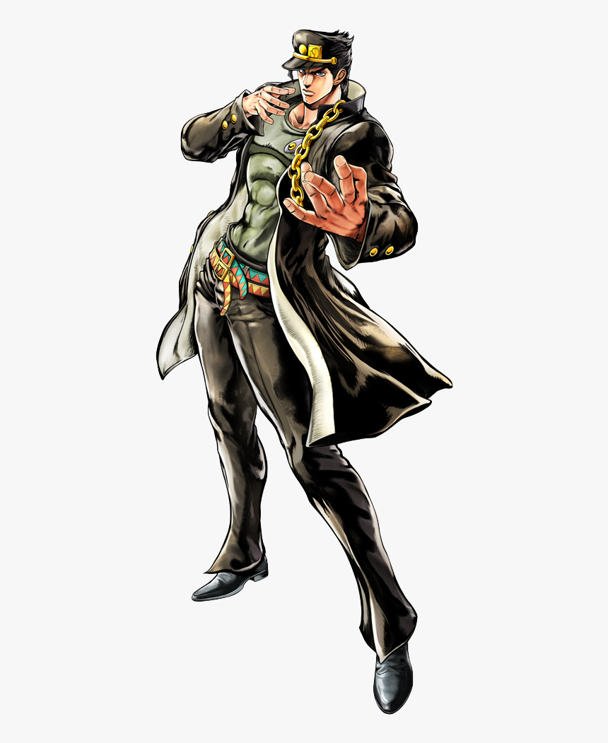 Character Stats And Profiles - Jojo Pose Jotaro, HD Png Download, Free Download