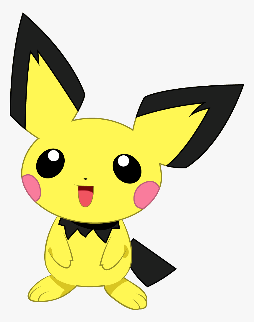 Pikachu Clipart Jpeg - Pichu Pokemon, HD Png Download, Free Download