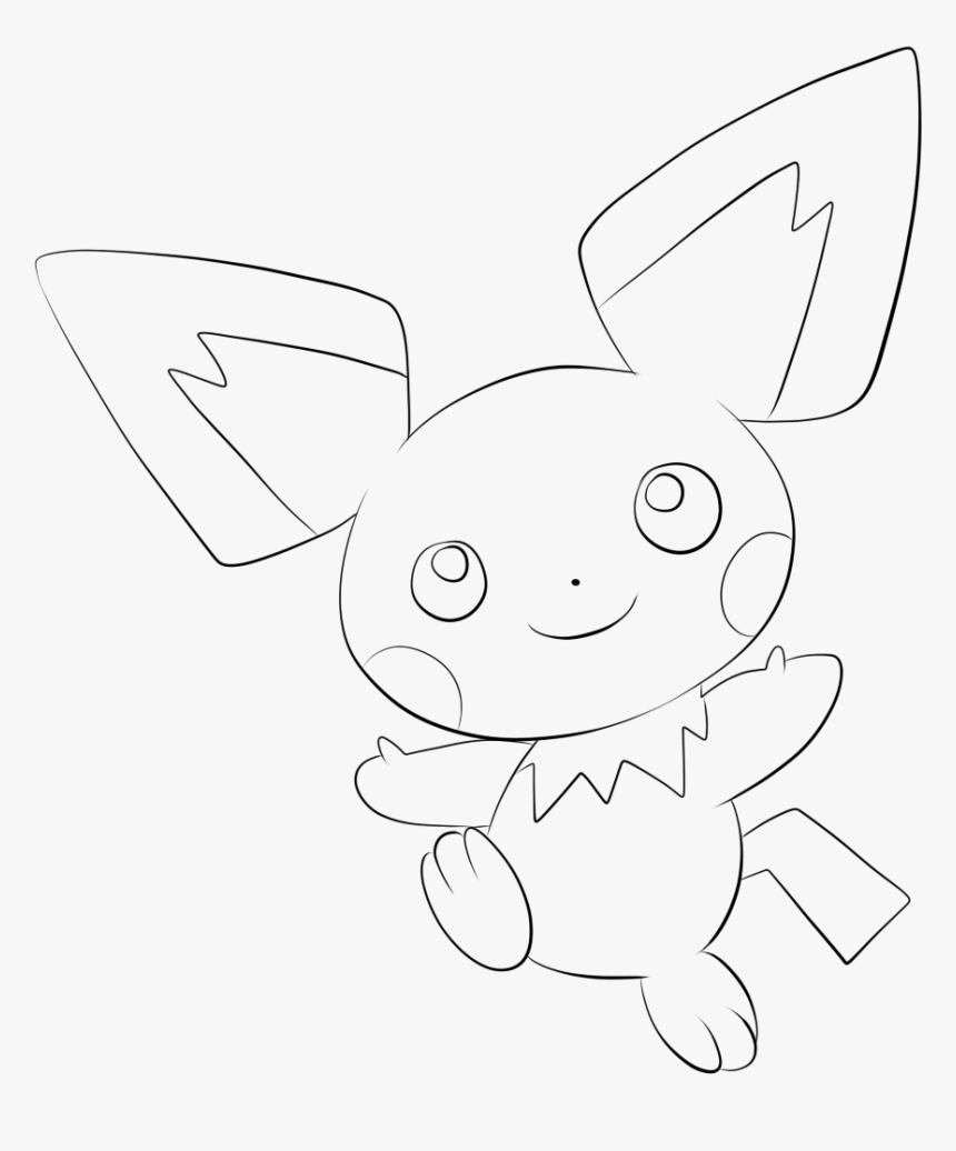 Pichu At Getdrawings Com - Pichu Drawing, HD Png Download, Free Download