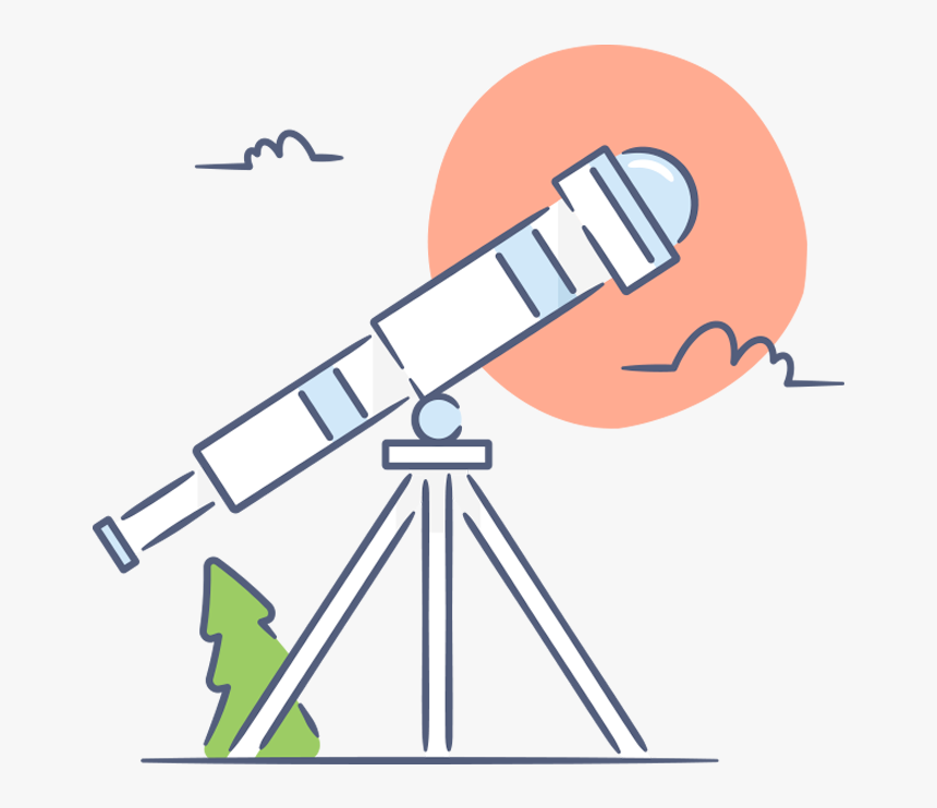 Illustration Of A Telescope, HD Png Download, Free Download