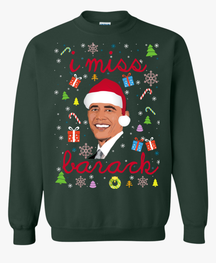 I Miss Barack Obama Christmas Sweater, Tshirt, Long - Eleven Jumper Stranger Things, HD Png Download, Free Download