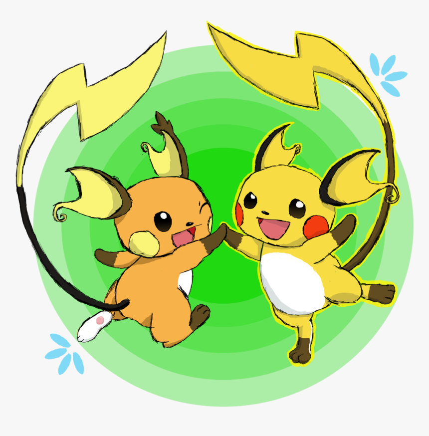#pokemon #spiky Eared Pichu #pikachu Colored Pichu - Cartoon, HD Png Download, Free Download