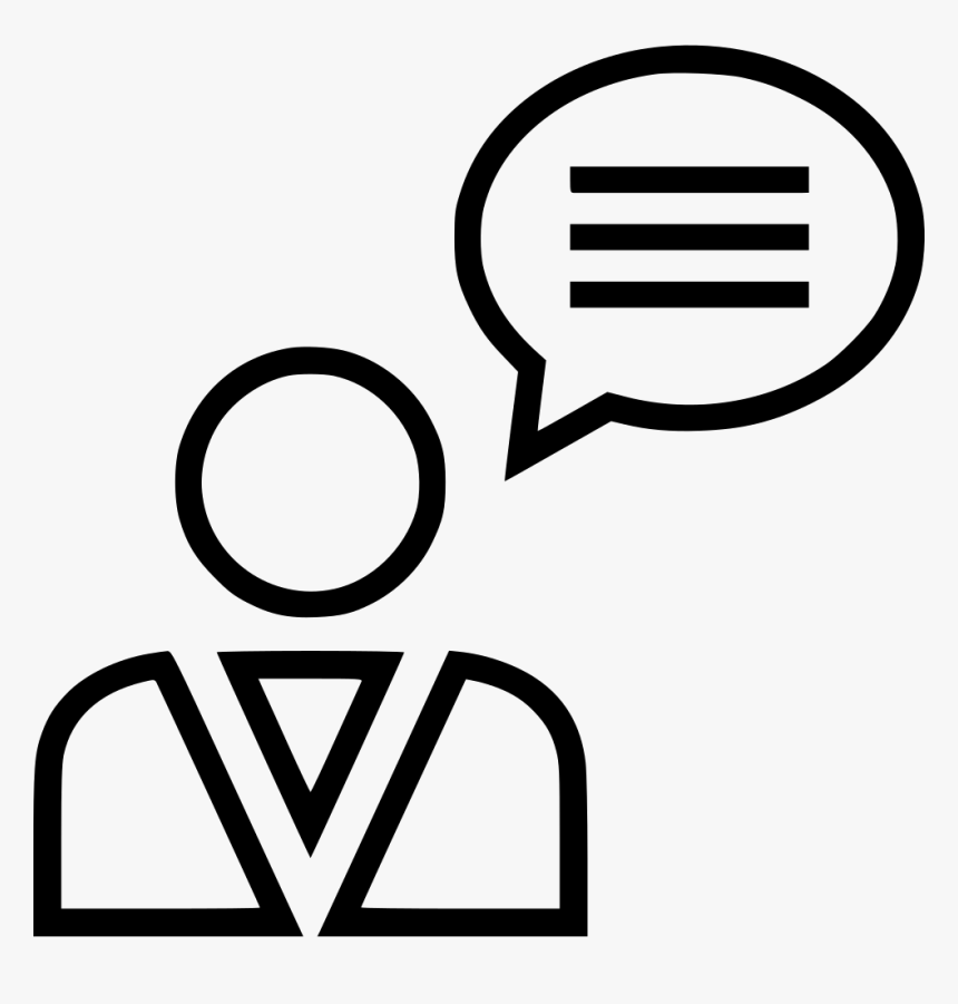 Conversation Bubble Talk Chat User Profile - Guy Thinking Of Money Icon, HD Png Download, Free Download
