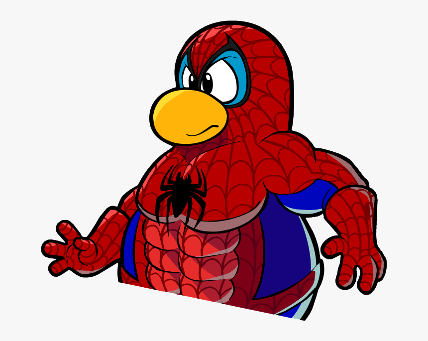 Spoderman Real , Png Download - Spider Man Club Penguin, Transparent Png, Free Download