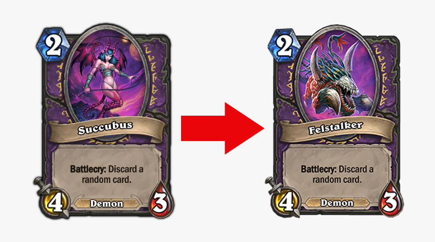 Hearthstone Card Art Changes, HD Png Download, Free Download