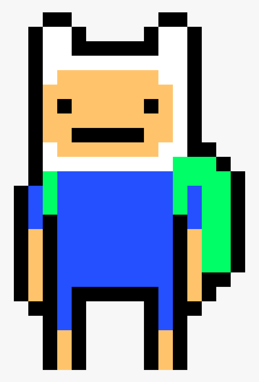 Pixelated Finn The Human, HD Png Download, Free Download