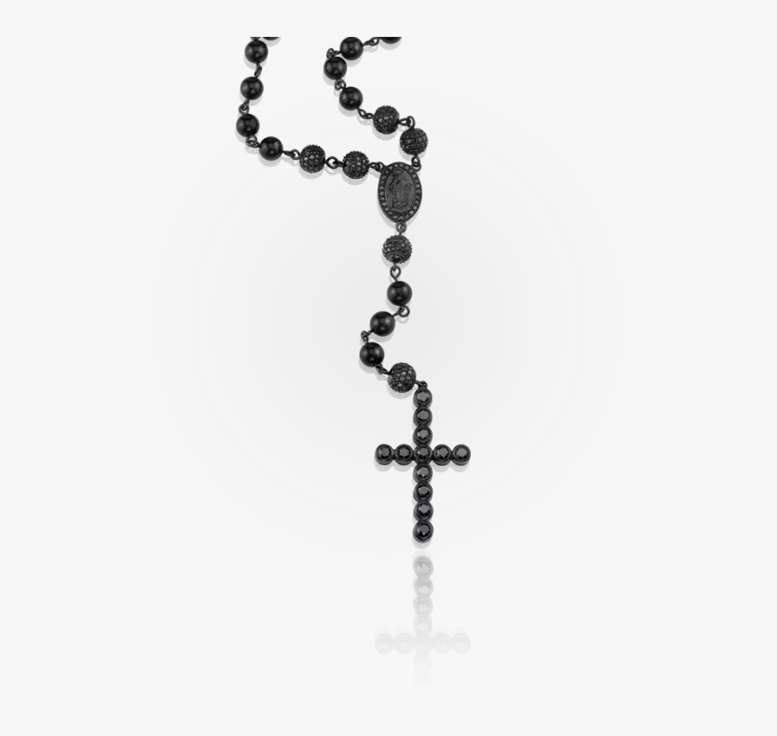 Black Onyx Diamond Rosary - Bead, HD Png Download, Free Download