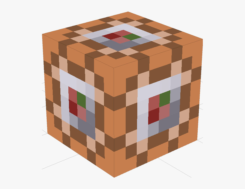 Transparent Block Png - Minecraft Mini Command Block, Png Download, Free Download
