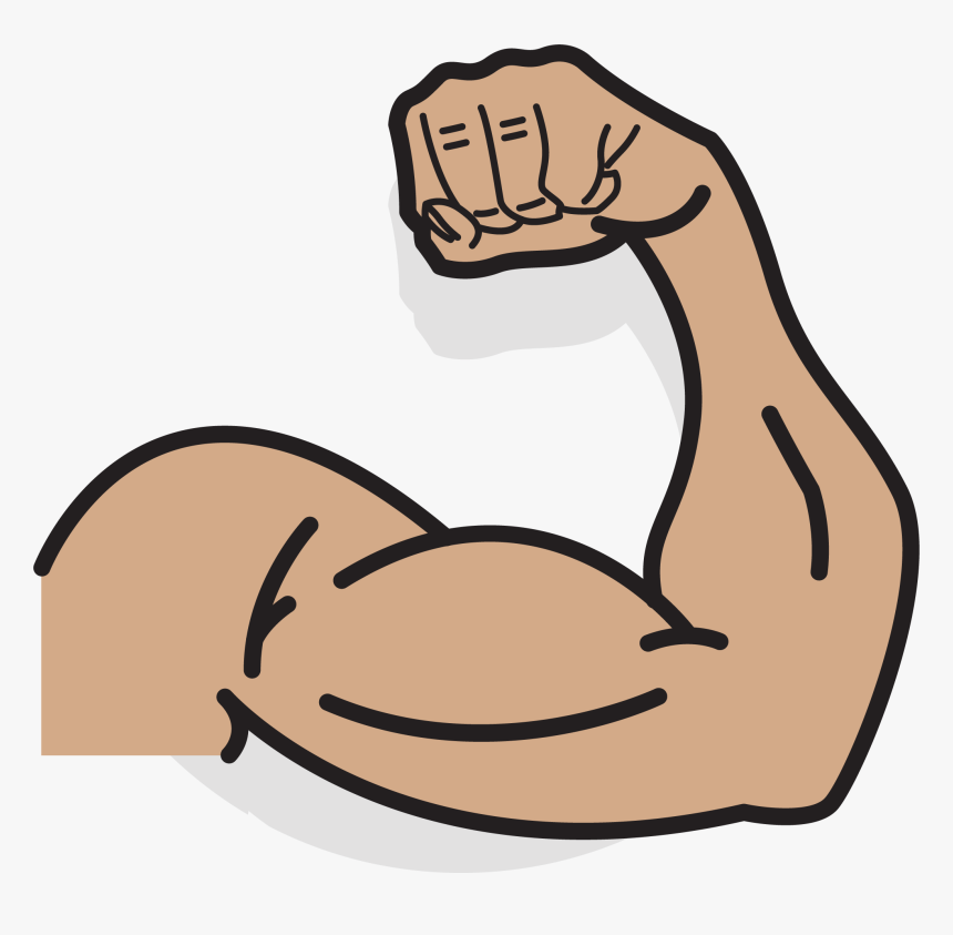 Fist Thumb Arm Clip Art - Upper Arm Clipart, HD Png Download - kindpng